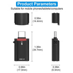 Verilux 2 in 1 Card Reader Type C to USB 3.0 with 5Gbps Transfer and Aluminum Body | For iPhone 16, Galaxy S24, MacBook