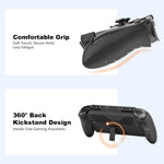 ZORBES®Compatible with ASUS ROG Xbox Ally/Ally X, Full Coverage Game Console Cover ABS Front Cover & TPU Console Cover Anti-Scratch Protective Skin Cover with Kickstand