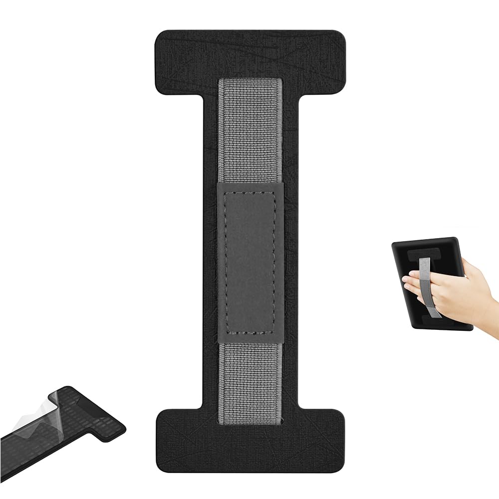 ZORBES® 2PCS Kindle Strap, Hand Grip for Kindle E-Reader and Ebook Reader, Silicone Hand Strap for Kindle, Comfortable Grip Accessory for E-Readers & Tablets, Ideal for Bed Reading, 14.5x17.5cm