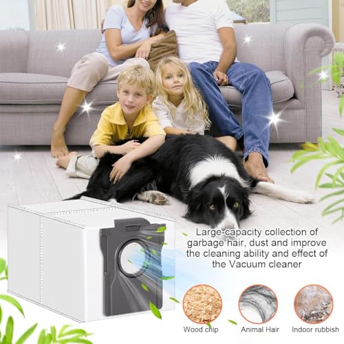 Verilux® 8PCS Dust Collector Bags for Dreame L10s Pro Ultra X30 X40 L40 Vacuum Cleaner Replacement Parts Superior Filtration Large 196x108x139mm