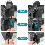 ZORBES® Camera Wrist Strap, Nylon Camera Hand Strap for Instant Cameras, SLR Cameras, Small Mirrorless Camera, Braided Wrist Strap Hand Strap Quick Release Rope Camera Wrist Rrap Strap, 34cm/13.4inch