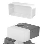 ZORBES® On-Camera Flash Softbox Cover Compatible with Godox iM30 Camera PVC Flash Diffuser Cap Mini Flash Diffuser Hood, 6.4x3x2.3cm
