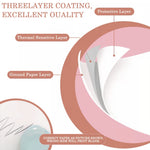 ZORBES® Thermal Printer Paper Roll 15PCS White Self-Adhesive Printing Sticker for Mini Printer Cash Register POS Machine 57mm x 25mm