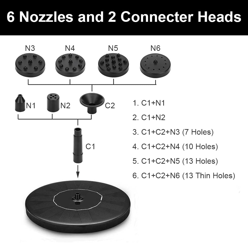 Verilux® Solar Fountain Pump