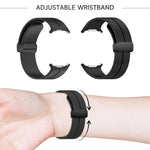 ZORBES® Smart Watch Wrist Band for Samsung Galaxy Watch Ultra 47mm (2024) Adjustable Magnetic Closure Buckle Design Waterproof Silicone Watch Wrist Band for Galaxy Watch Ultra 47mm