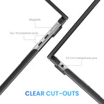 ZORBES® Laptop Case MacBook Transparent Laptop Case Fashion Cover Transparent Laptop Case Cover Compatible with MacBook Air M2 M2 2022 Air13 A2681