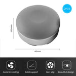 Verilux Laptop Cooling Pad 2 Pack for Elevation and Heat Dissipation with 8° Tilt | Anti Slip Silicone Aluminum Stand