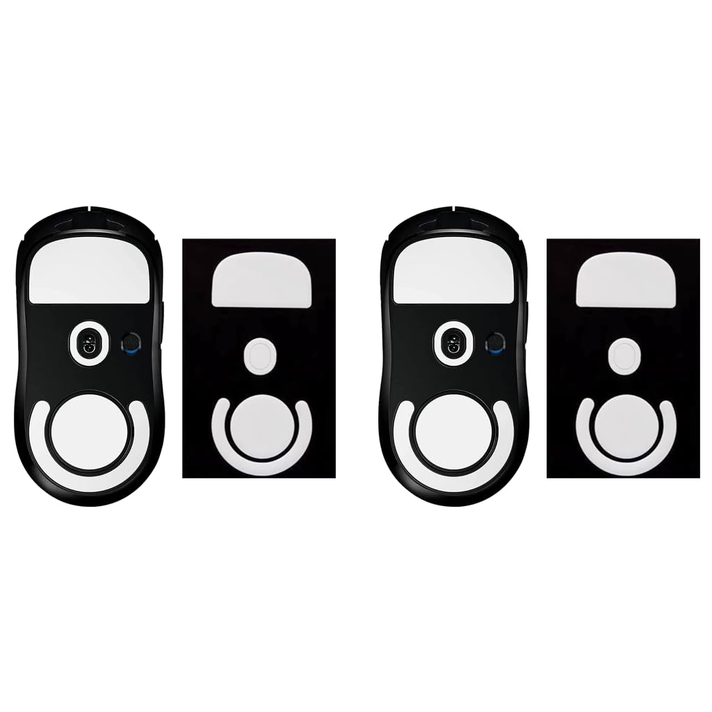 Verilux Mouse Feet Skates for Logitech G Pro X Superlight | 0.7mm PTFE Rounded Edges Replacement 2PCS