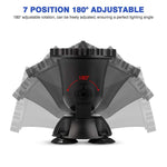 Verilux Garden Pond Lights for Pool and Aquarium with 36 LEDs 180° Adjustable Stand | IP68 Waterproof Set