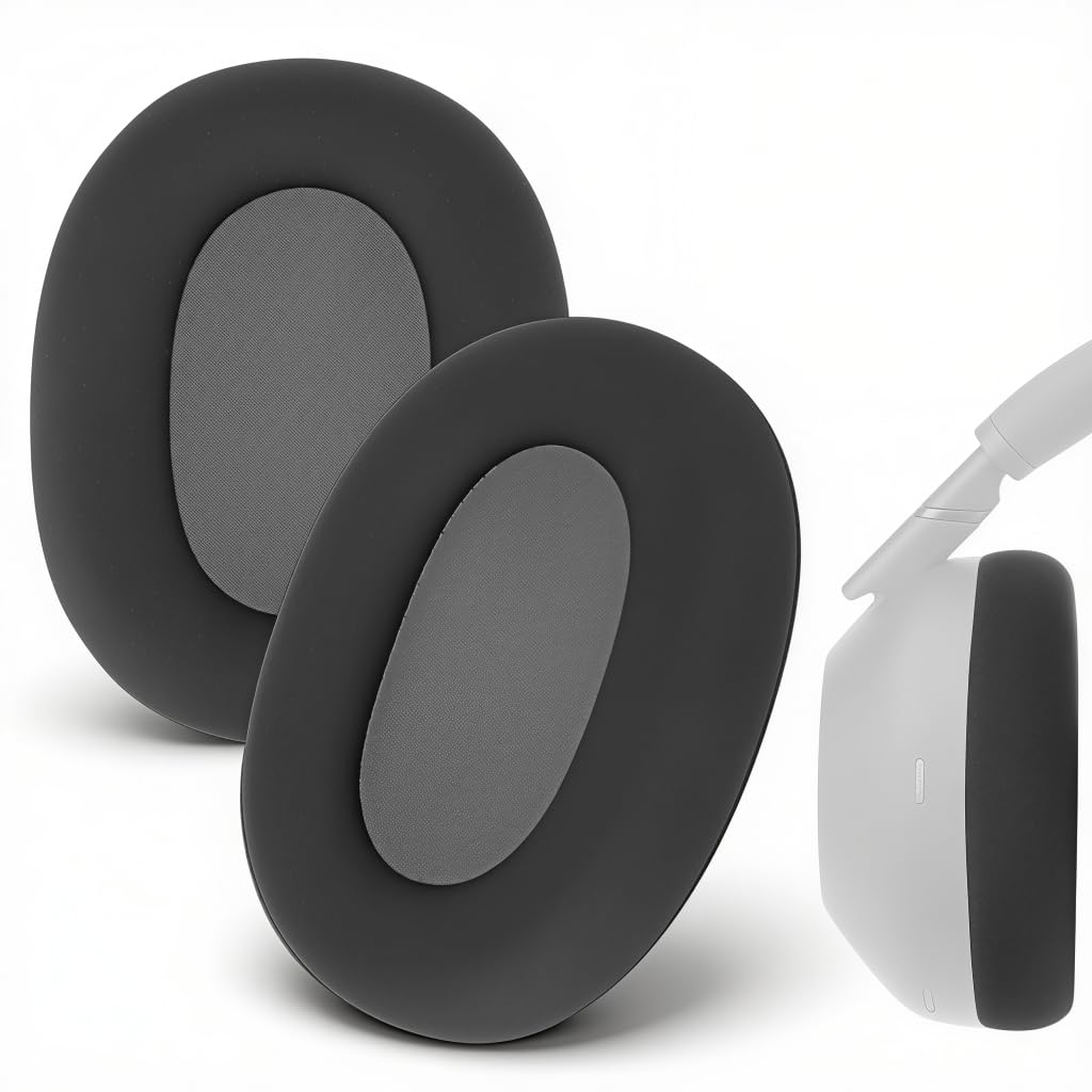ZORBES® Premium Replacement Earpads Compatible with Sony WH-1000XM6 Headphones, Enhanced Comfort, Durable PU Leather & Sound Isolation, Ear Pads Cushions for Over-Ear Headphones