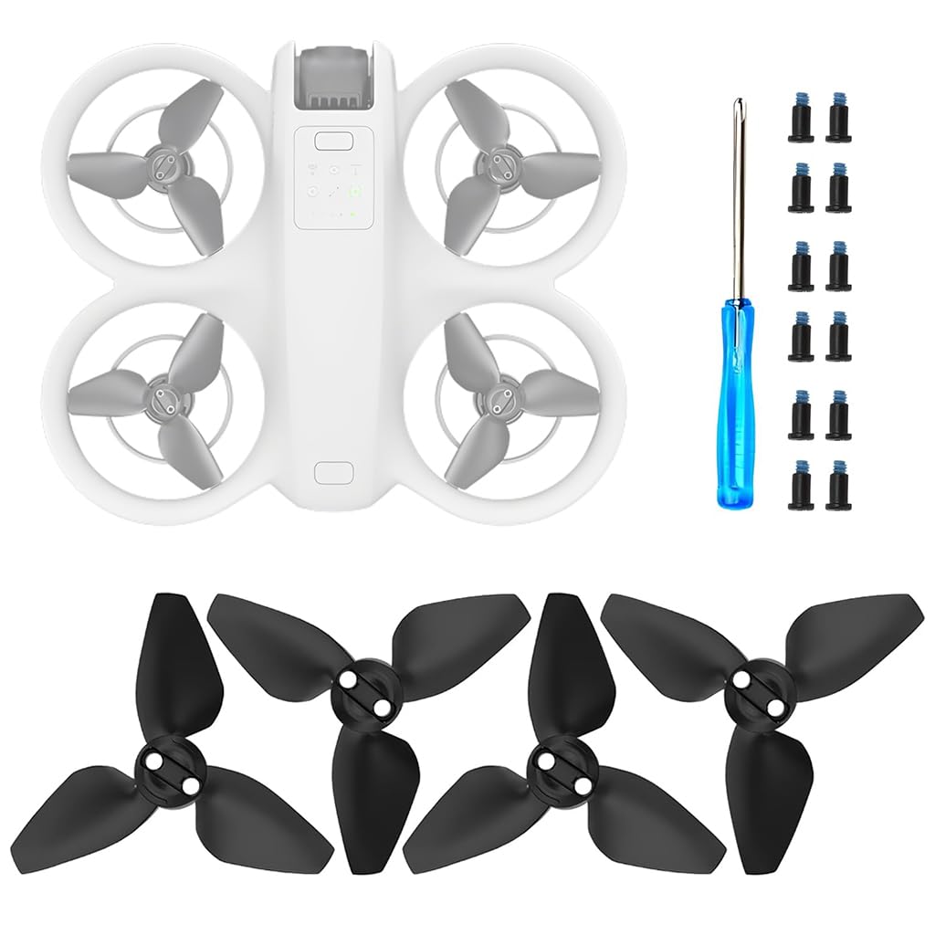 ZORBES® 4Pcs Propellers for DJ Neo Drone, Includes Screws & Screwdriver