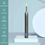 Verilux Ear Wax Remover Tool Kit with 1296P HD 5MP Camera and 6 LED Lights | Black