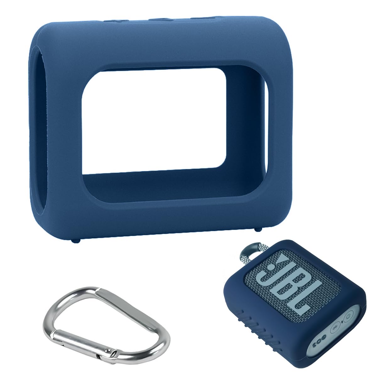 ZORBES® Silicone Case for JBL Go Silicone Frame Cover for JBL Go