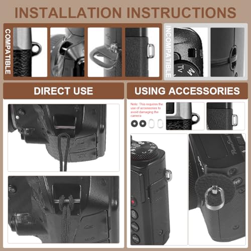 ZORBES® Camera Strap for Mirrorless, DSLR Camera Strap, Camera Belt Comfortable & Adjustable Camera Neck & Shoudler Sling Strap for DSLR Camera, Universal Quick Release Shoulder Strap