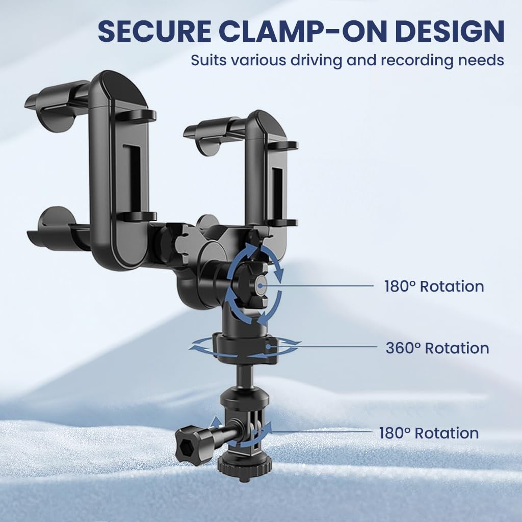 ZORBES® Action Camera Car Rearview Mirror Mount Bracket