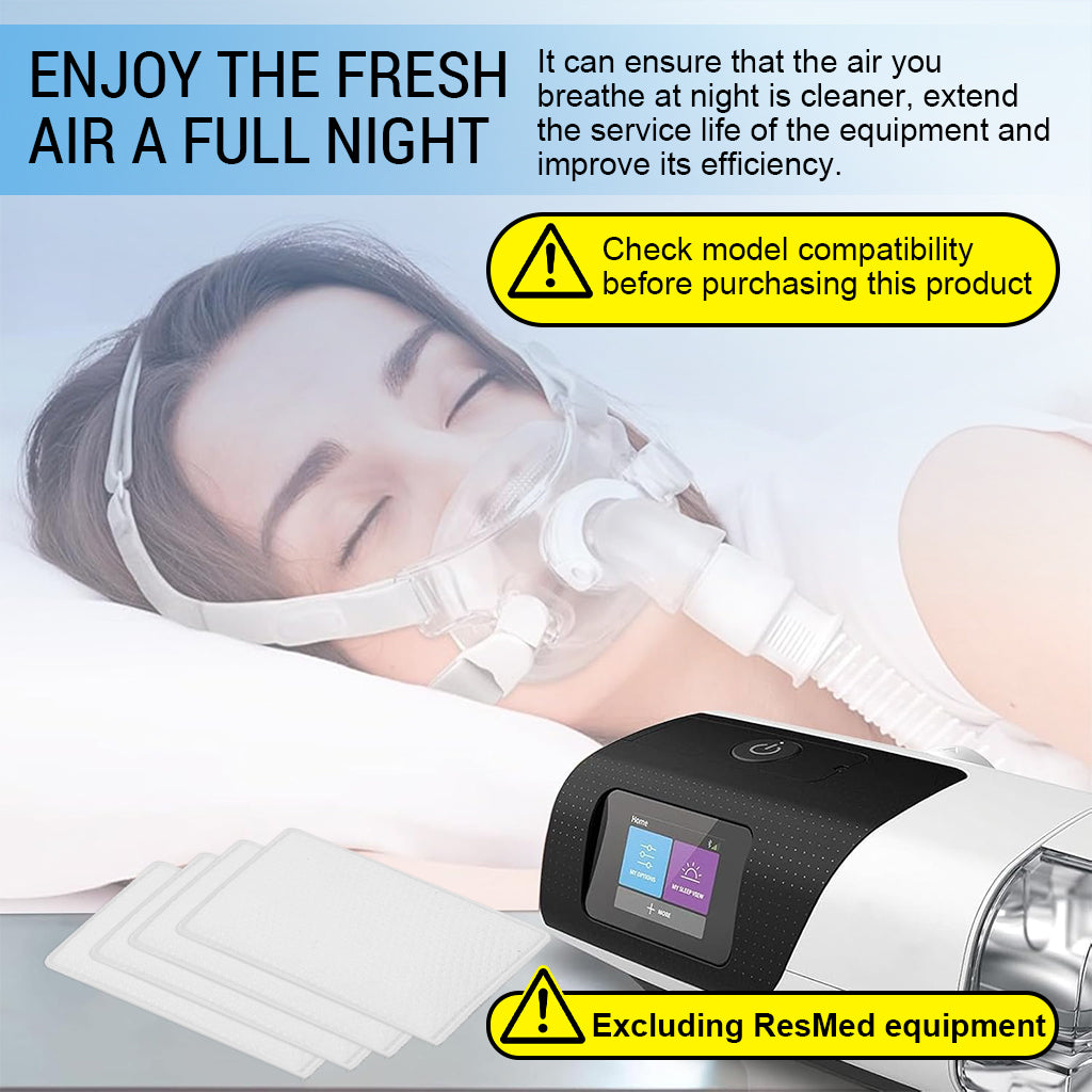 Verilux® 70Pcs Filters for CPAP Machine Replacement Cotton Filters Only for ResMed Airsense10/Aircurve10/S9 CPAP Machine