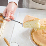 ZORBES® Juego de Cuchillos de Corte de Pastel de Acero Inoxidable, Set de Cuchillo para Pastel de Boda, Set de Acero Inoxidable para Servir Pastel de Boda Cumpleaños Fiestas y Eventos