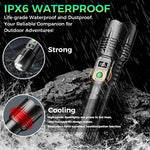 ZORBES® 2000-Lumen High-Power Rechargeable LED Flashlight