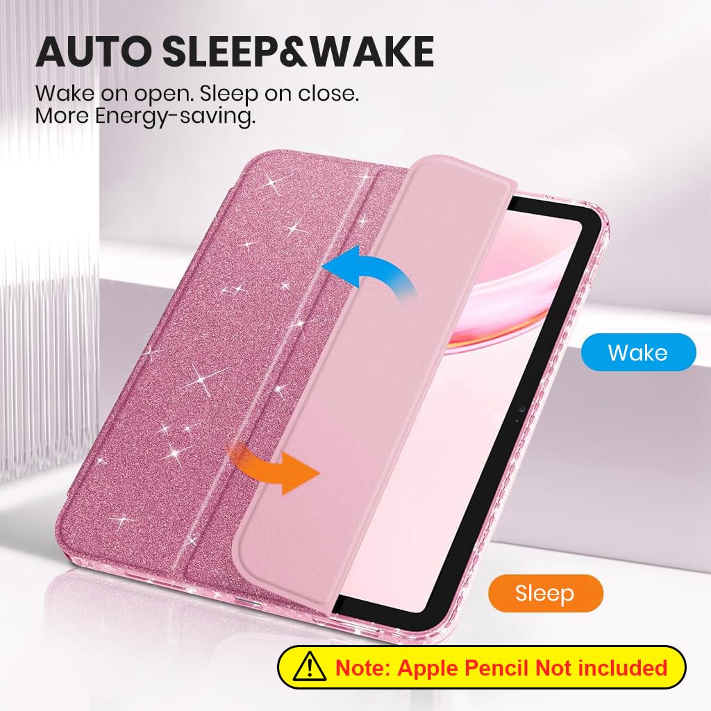 ZORBES® Smart Trifold Case with Pencil Holder for iPad 11th / 10th Gen