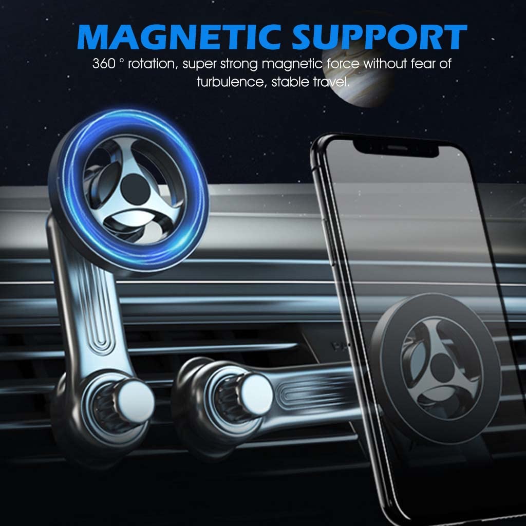 ZORBES® Car Phone Mount, Compatible for MagSafe Car Mount, Car Phone Holder Strong Magnet Phone Holder with 360° Rotatable Arm, Air Vent Mounted Universal Phone Holder for 4''-7.2'' Phone