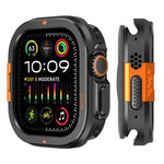 ZORBES® Compatible with iWatch Ultra 3/2/1 49mm, Watch Case Bumper Case, Anti-Scratch Protective Case, Sleek Metal Contrast Color Watch Case Cover Smart Watch Accessory