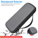 ZORBES® Carrying Case for Rog Ally & Accessories, Portable Handbag for Rog Ally, EVA Carrying Case with 10 Games Cartridges Slot Waterproof Protective Storage Bag Travel Case for Rog Ally Console