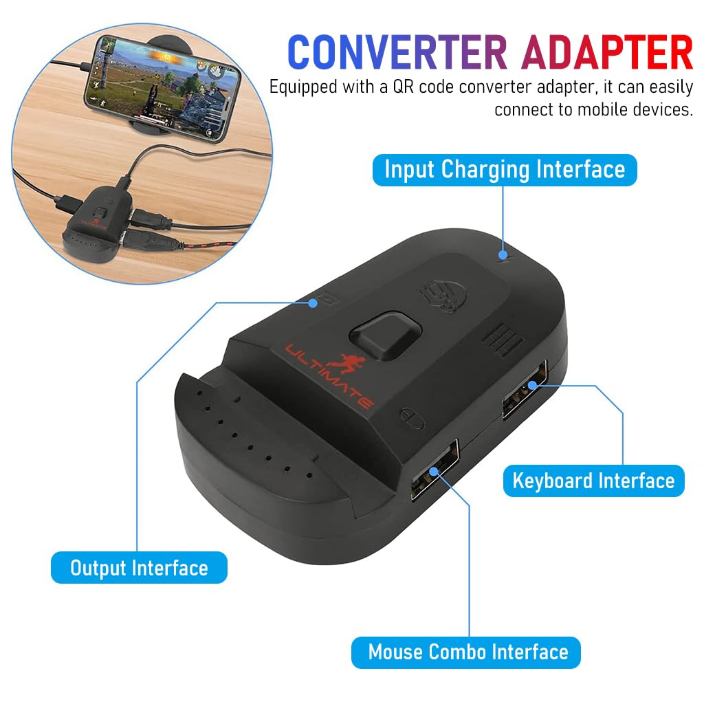 Verilux Gaming Keyboard and Mouse Combo for PUBG with 35 Keys RGB Backlit | Wired USB