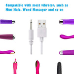 Verilux USB Charging Cable for 2.5mm Jack Beauty Devices featuring Copper Wire Core 80cm | Reliable DC Power Connection