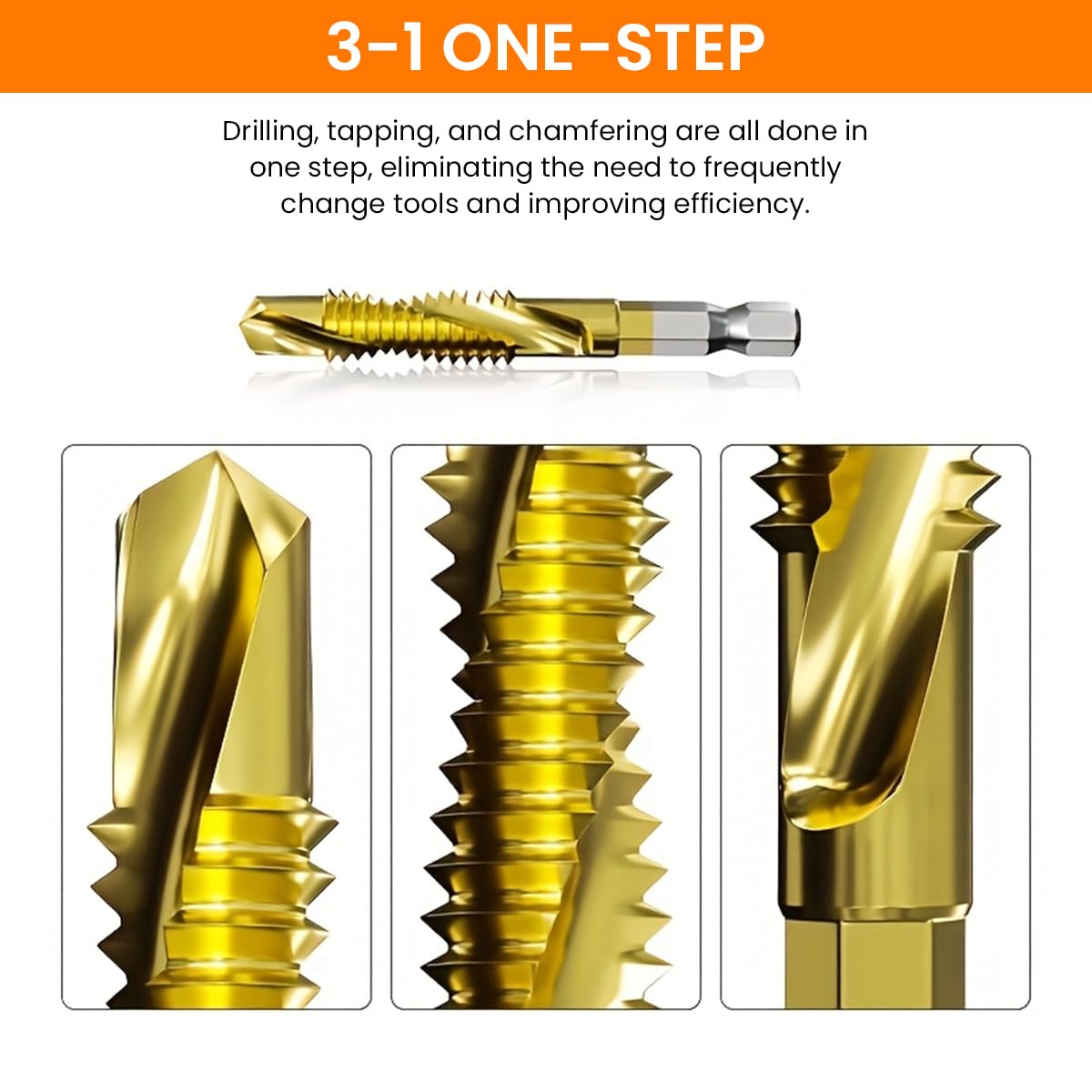 Serplex 11PCS Drill Bit Set with Screw Extractor Bits M3-M10
