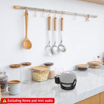 ZORBES® Wall Mounted Holder for Apple Homepod Mini Speaker Wall Mounted Holder with Cord Management Wall Holder for Power Outlet Cable Organizer for Apple Homepod, No Apple Homepod Mini, White