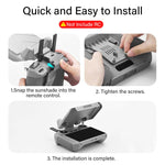 ZORBES® Screen Sun Visor Protection Case for Mini 4 Pro RC, Anti-Glare Sunshade for Remote Controller with Control Handle Cover Anti-Scratch Screen Protector for DJI Mini 4 Pro RC, Not Include RC