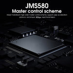 Verilux SSD Enclosure for M.2 SATA NGFF Drives with USB C 3.1 Gen 2 Interface | Aluminum Alloy Case Fits 2230 2242 2260 2280 Up to 2TB