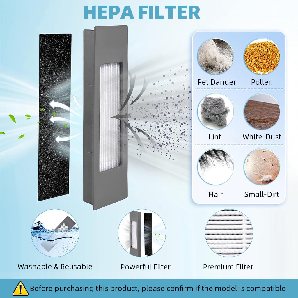 Verilux® Spare Accessories for Ecovacs Deebot N8/OZMO 920/950 Vacuum Cleaner