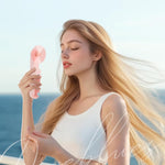 Verilux Folding USB Fan for Travel with 1500mAh Battery and Dual Soft Blades | 4 in 1 Design