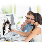 Verilux 3.5mm Audio Splitter Cable for PS5 and PC Headsets featuring Gold Plated Connector | 1.15ft