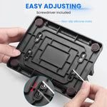 Verilux Adjustable Vertical Laptop Stand for Desk with 1.84 cm Slot Width and ABS Build