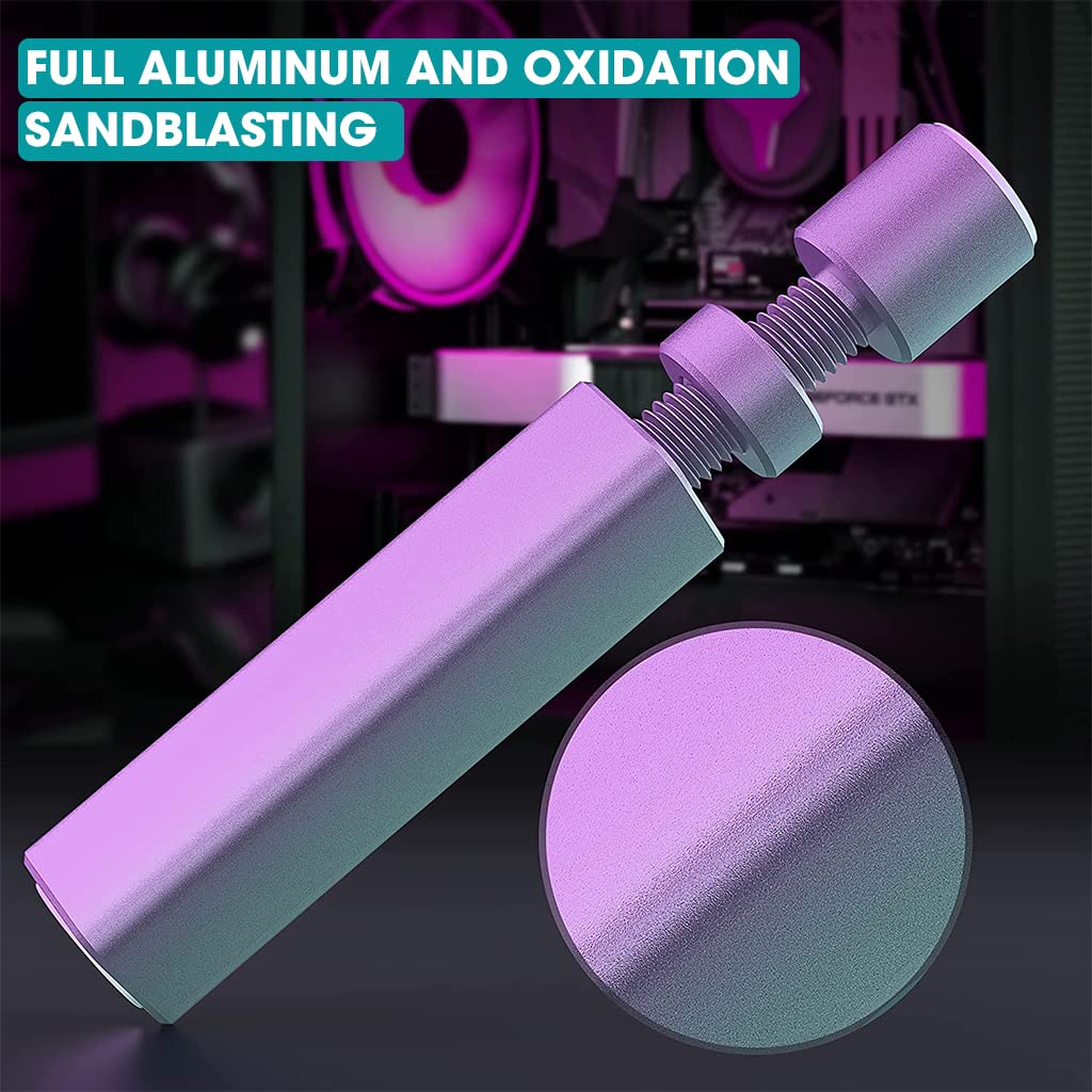 ZORBES® Graphics Card Bracket, Aluminum Alloy Graphics Card Holder Bracket, GPU Stand. Adjustable Height Graphics Card GPU Brace Support Video Card Sag Holder Bracket Support Desktop Computer Silver