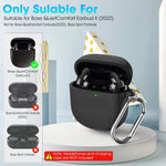 ZORBES® QuietComfort Earbuds 2 Case (2022) with Metal Hook