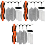 Verilux Sweeping Robot Accessories Set for Vacuum S10 with Main Side Brush Filter and Mop Cloth 3PCS