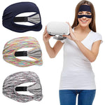 ZORBES® 3Pcs Headwear Mask for VR Players Breathable Stretchy VR Eye Mask Sweat Band for Oculus Quest 2, VR Face Cover Sweat Guard Face Mask for Meta/Oculus Quest