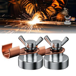 Serplex® Welding Magnetic Ground Clamps for Secure Grounding - 2 Size Options Strong Magnet Holders for Stable Workpiece Connection and Reliable Weld Quality Enhancement