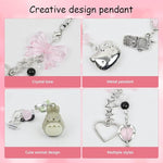 ZORBES 3-Piece Y2K Butterfly Phone Charms