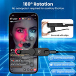 ZORBES® USB Wired Auto Clicker Screen Tapping Device, Adjustable Speed with Button Control, USB Plug and Go, Universal Touchscreen Compatibility for Phone, Tablet