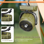 Verilux Table Fan for Home Office and Camping with 100 Speed Control and 270° Oscillation