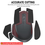 Verilux® Mouse Grip Tape for MX Master 2S Mouse Anti Slip, Non Fading Mouse Skin, Sweat Resistant, Easy to Use, Self Adhesive Design, Pre Cut (Mouse is not Included)