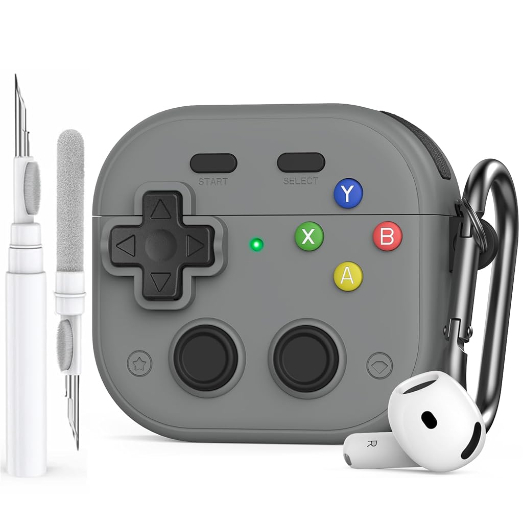 ZORBES® Game Console Design for AirPods pro 2 Case Cover with Secure Lock