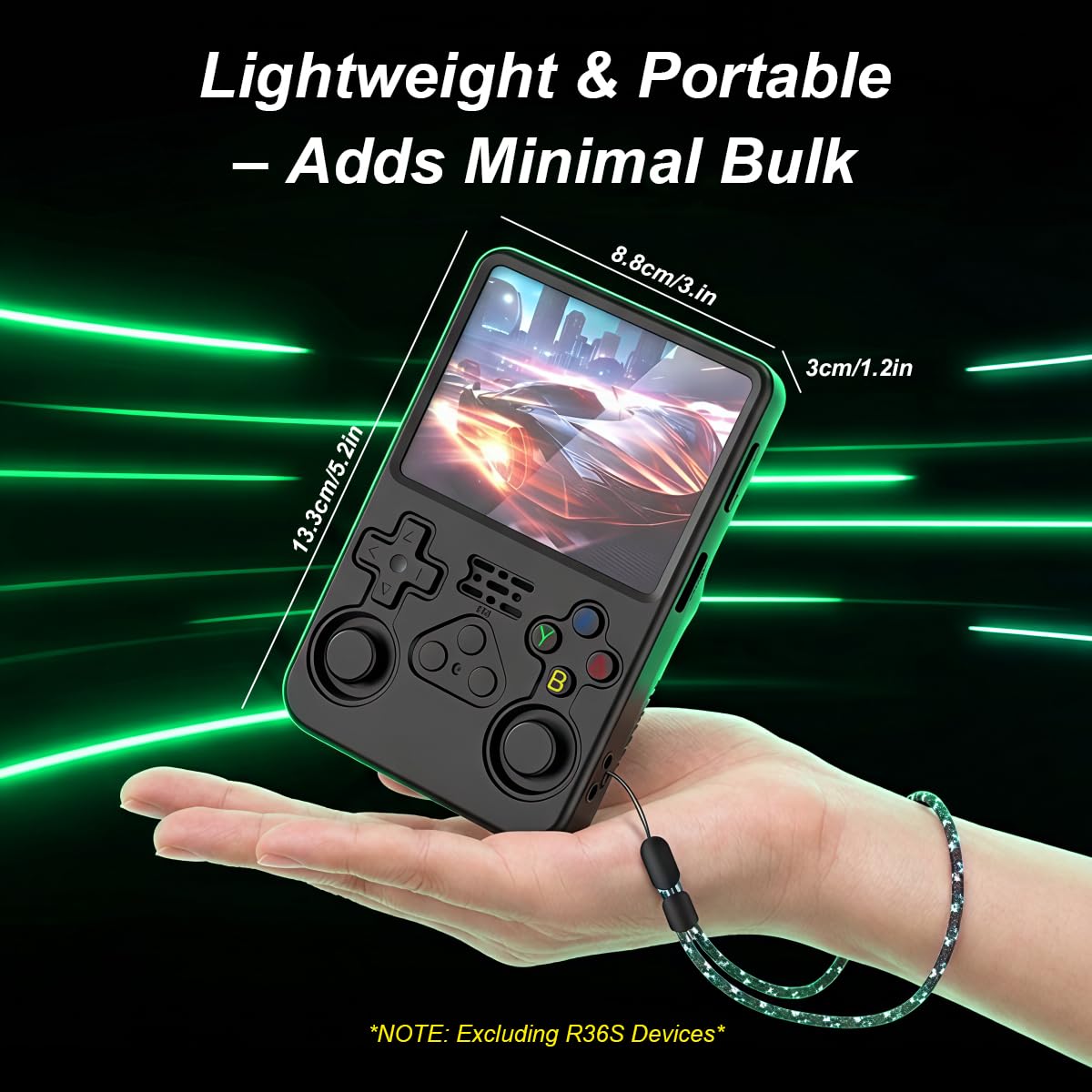 ZORBES® Silicone Protective Case with Lanyard for R36S