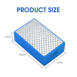Serplex® 240 Grit Diamond Hand Polishing Pads Foam Backing Sanding Blocks with Foam Grip, Sanding Block Foam Backing Hand-Held Sanding Block for Ceramic Tile Glass Wood Marble Grinding