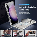 ZORBES® for S23 Ultra Case with Kickstand Ring, for S23 Ultra Samsung Cover (6.8''), for Samsung S23 Ultra Back Cover, S23 Ultra Cover S23 Back Cover Compatible with Magsafe Support Wireless Charging