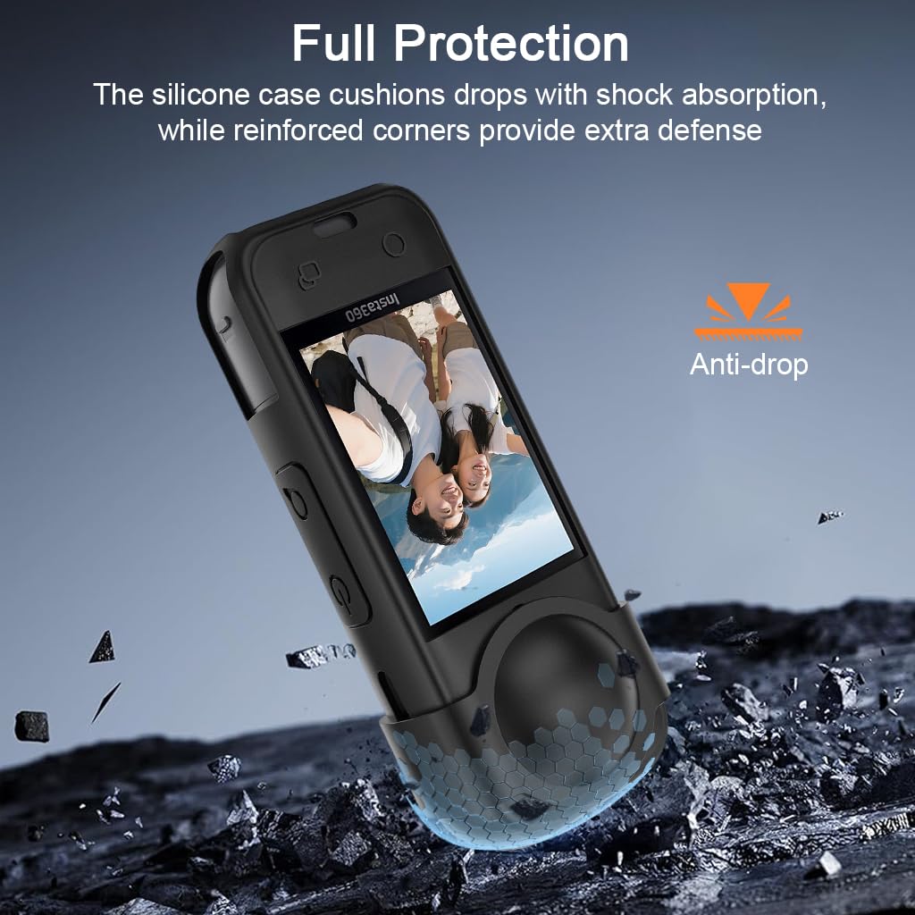 ZORBES® Silicone Protective Case for Insta360 X5